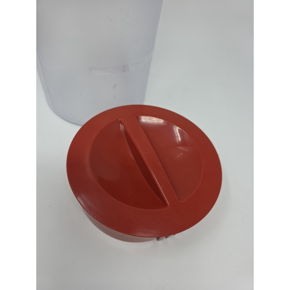 Mr Coffee Iced Tea Maker TM1 Replacement 2 Quart Pitcher ReAD Red Lid Frosted - Picture 9 of 14
